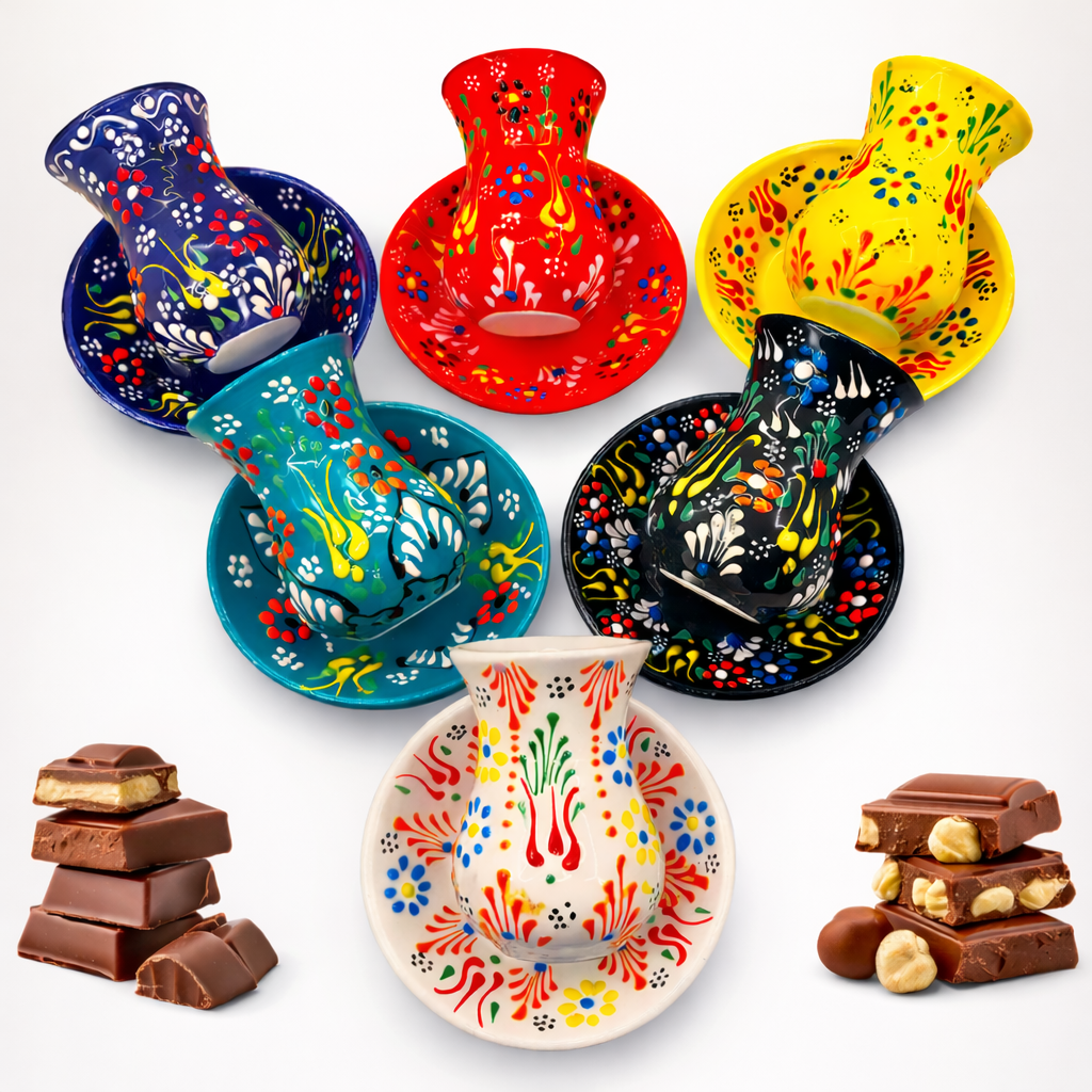 El İşçiliği Seramik Bardak Takımı