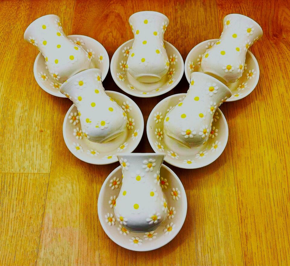 SERAMİK PAPATYA BARDAK TAKIMI