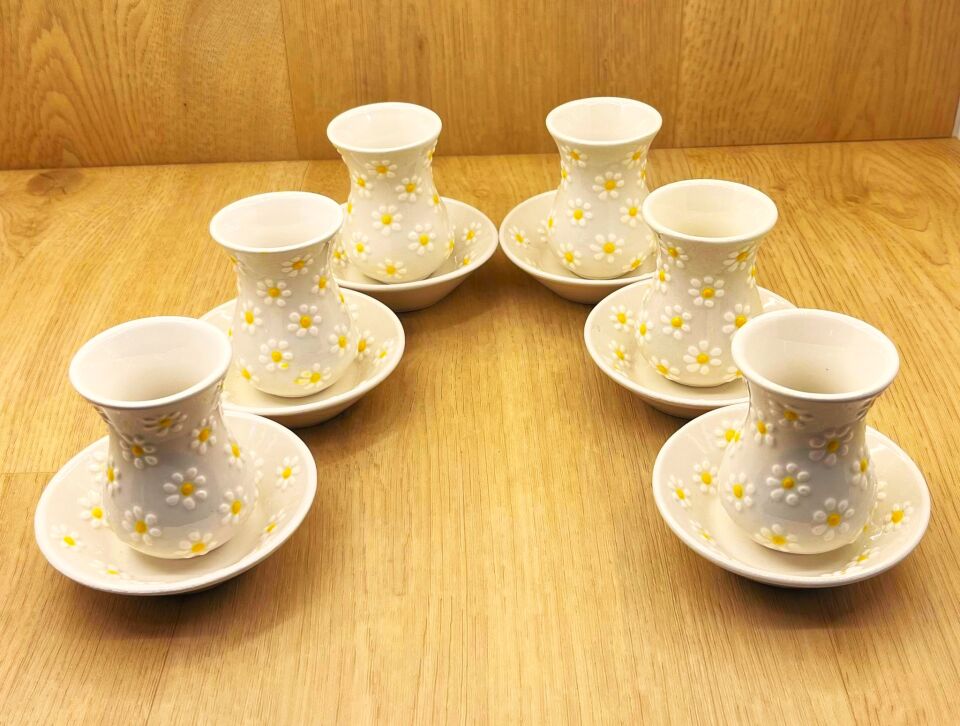 SERAMİK PAPATYA BARDAK TAKIMI