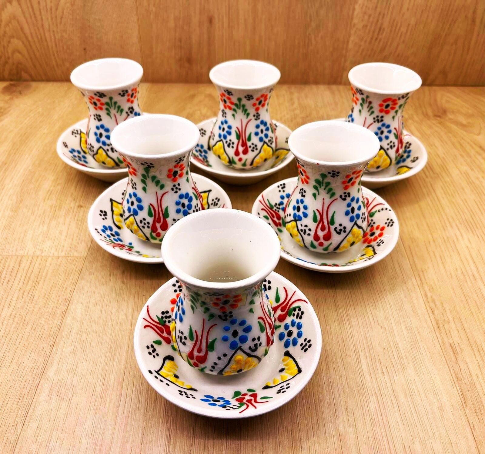 SERAMİK BARDAK TAKIMI-Beyaz