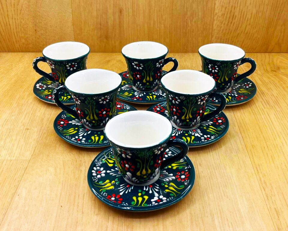 FİNCAN TAKIMI-Koyu Yeşil