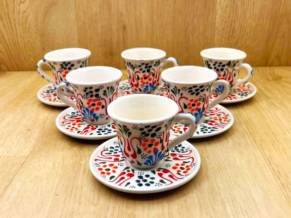 FİNCAN TAKIMI-Beyaz