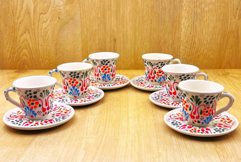 FİNCAN TAKIMI-Beyaz