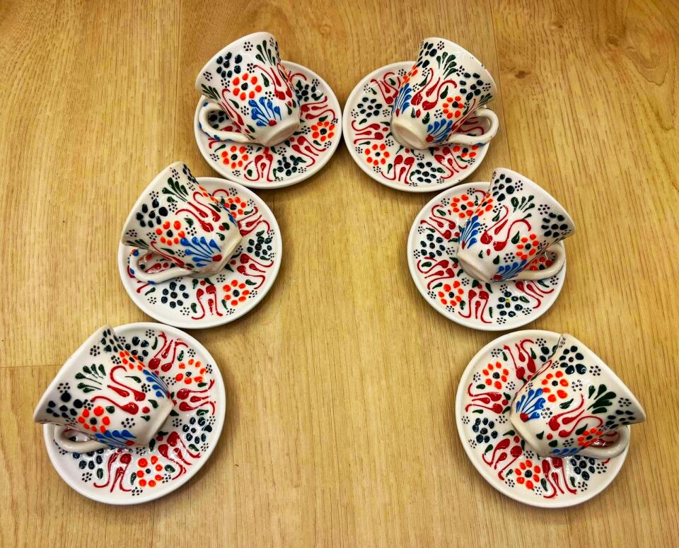 FİNCAN TAKIMI-Beyaz