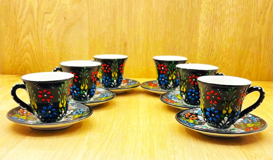 FİNCAN TAKIMI-Siyah