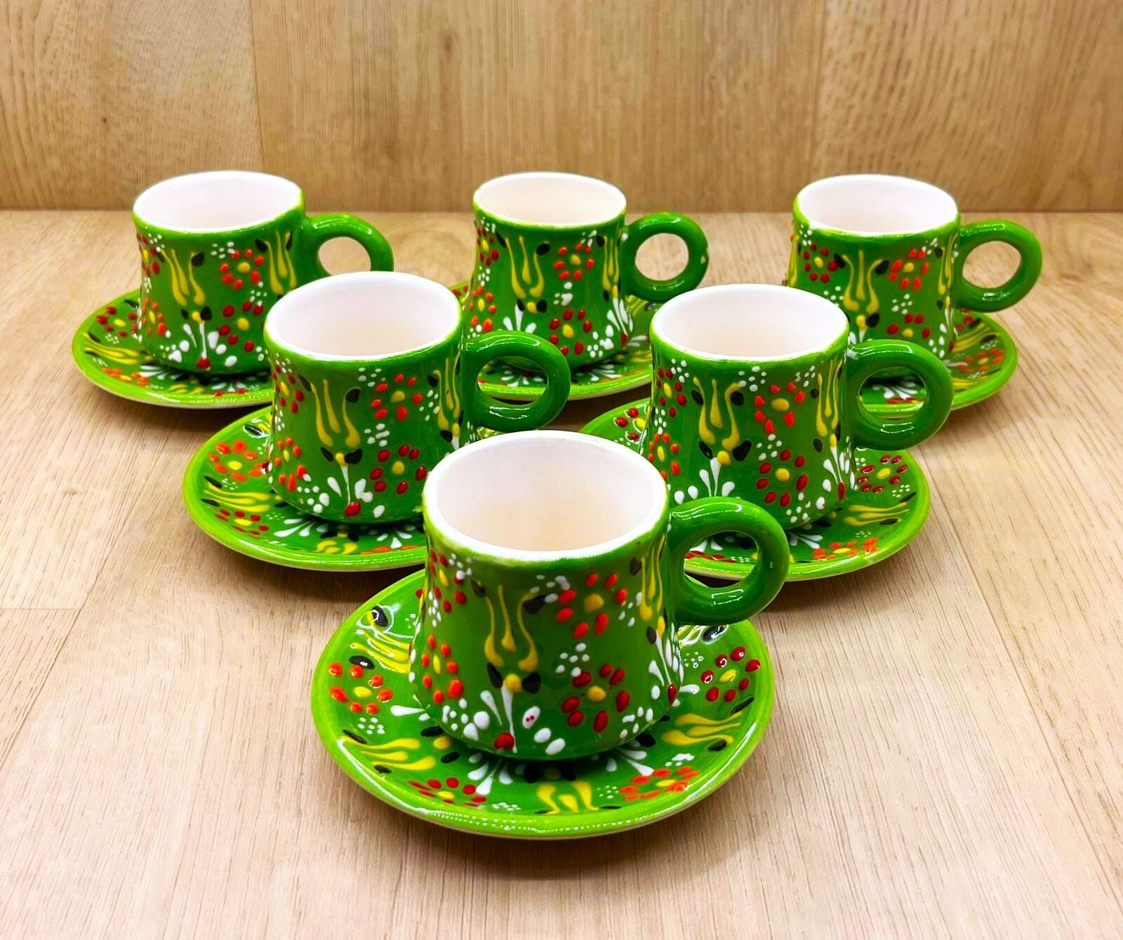 KAZAN FİNCAN TAKIMI-Açık yeşil