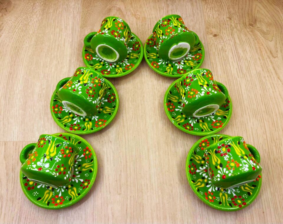 KAZAN FİNCAN TAKIMI-Açık yeşil