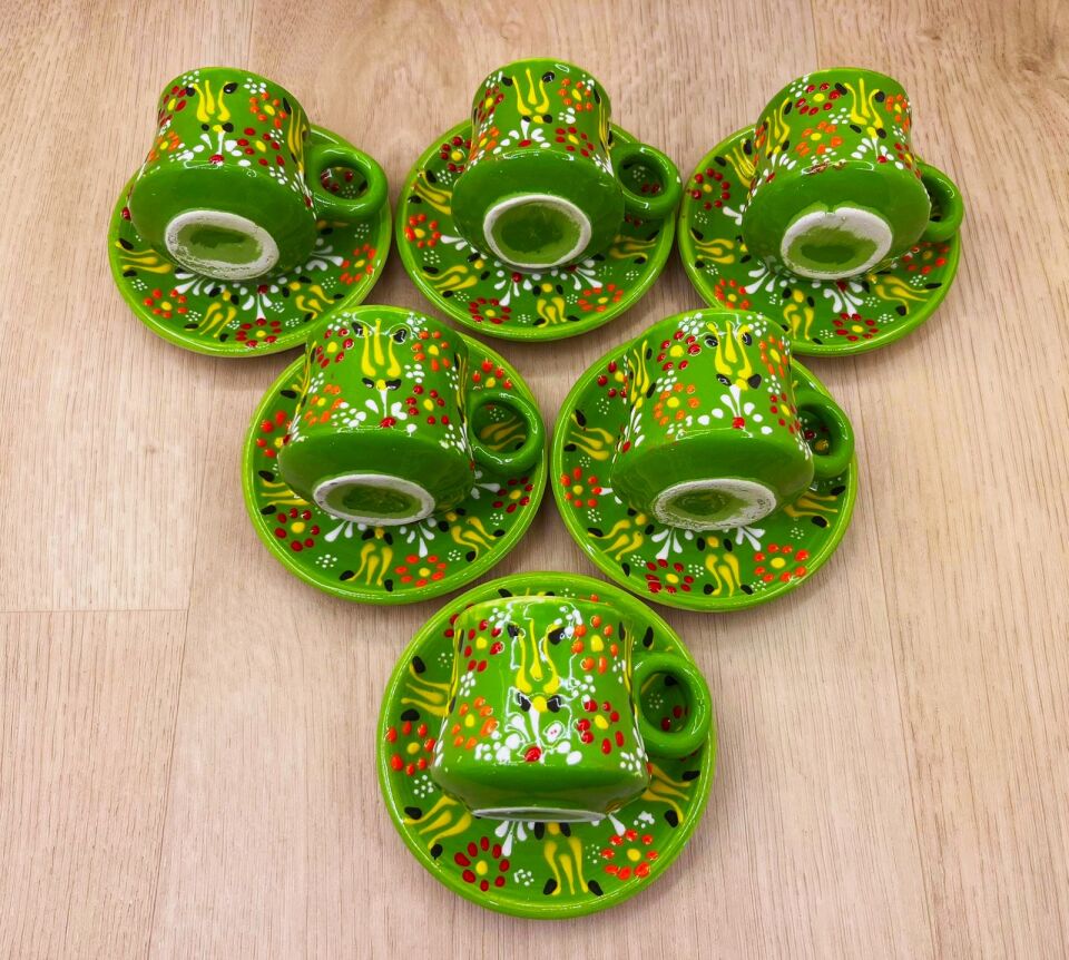 KAZAN FİNCAN TAKIMI-Açık yeşil