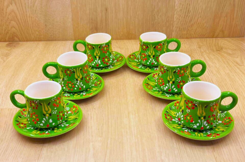 KAZAN FİNCAN TAKIMI-Açık yeşil