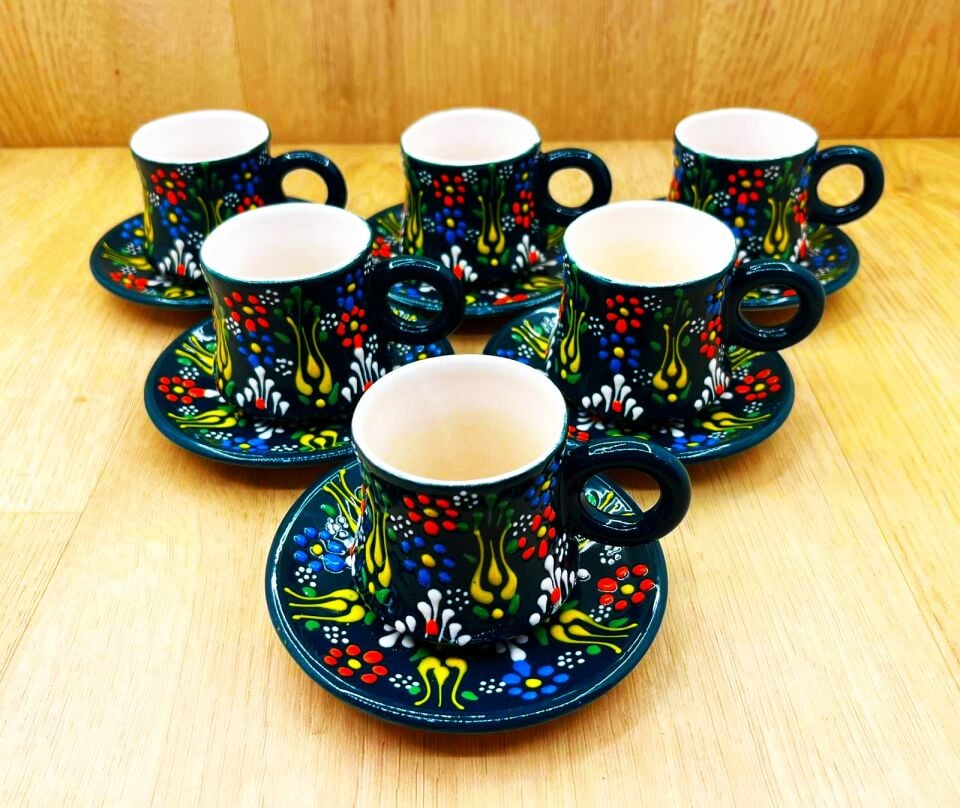 KAZAN FİNCAN TAKIMI-Koyu yeşil