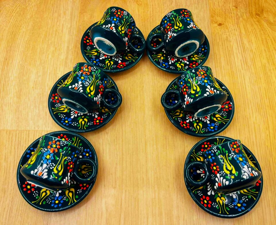 KAZAN FİNCAN TAKIMI-Koyu yeşil