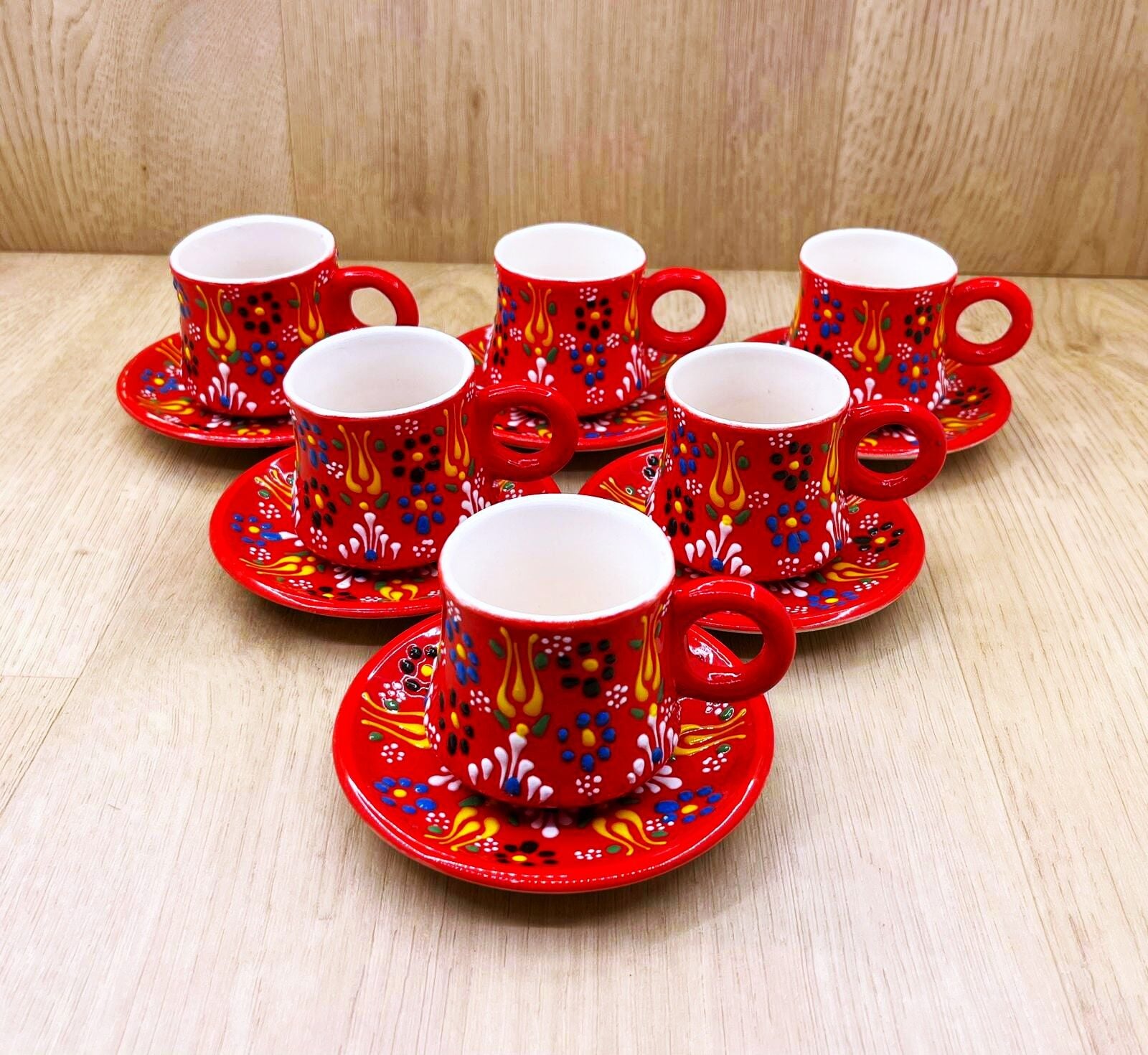 KAZAN FİNCAN TAKIMI-Kırmızı