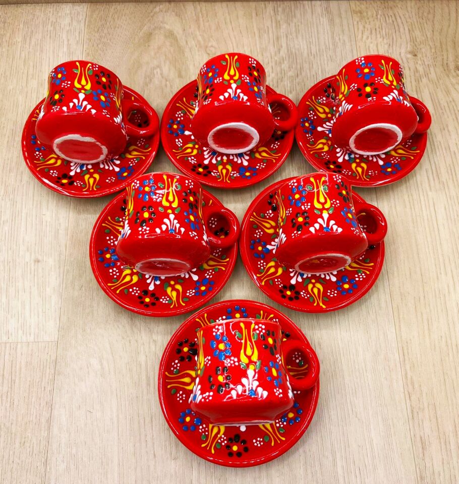 KAZAN FİNCAN TAKIMI-Kırmızı