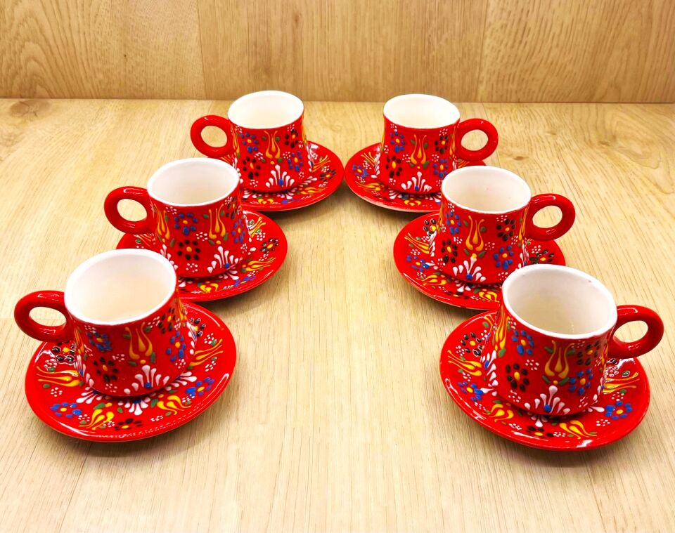 KAZAN FİNCAN TAKIMI-Kırmızı